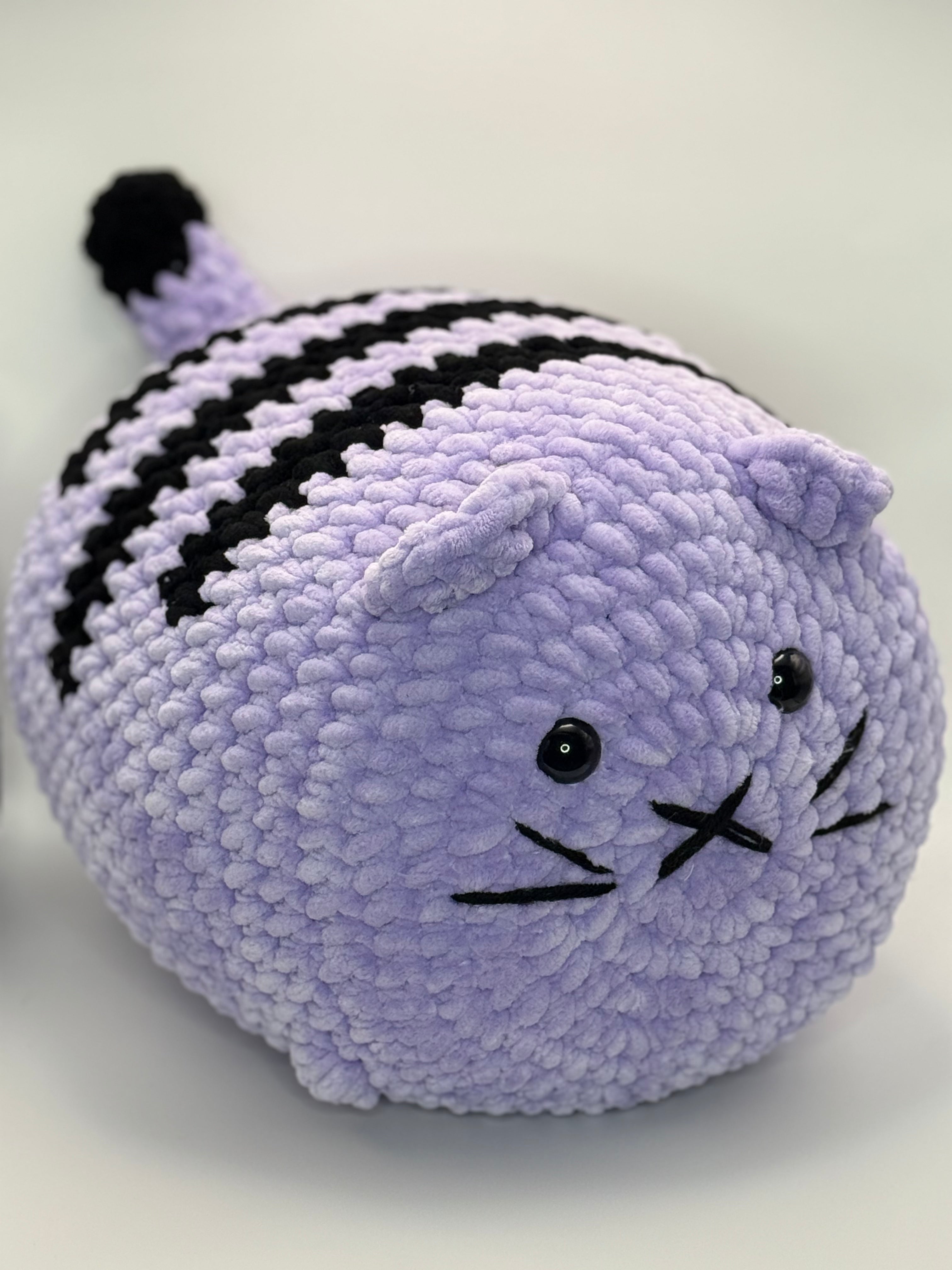 "Blackberry" Loaf Cat Pillow Huggimals